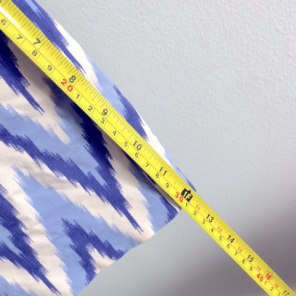 GAP Striped Shorts Womens Size 8 - Navy and Baby Blue White - Picture 7 of 10